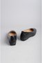 Seç 25142220 Genuine Leather Comfort Women's Shoes Black Croco - 4