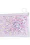 Shimmering Transparent Pencil Case - Daisy Pattern - 4