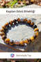 Natural Stone Tiger Eye Bracelet - Protection -Power -Capacity - Commercial Success - 3