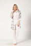 Ecru Lace Dressing Gown Boxed Women's Pajamas Set 2329