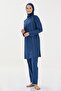 Parachute Full Covered Hijab Swimsuit Beny 9075 Light Navy Blue - 2