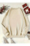 2-Piece Panda Printed Unisex Oversize Crew Neck Sweatshirt - 2