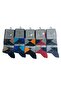 5-Piece Plaid Seamless Cotton Men's Socks