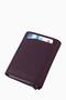 Genuine Leather Unisex Mechanism Wallet 626Mg - Plum - 3