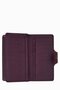 Genuine Leather Women's Wallet, Card Holder, Mother's Day 805 - Plum - 3
