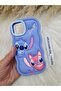 iPhone 14 Plus Compatible Stitch Disney Lilo and Stitch Dough Silicone Luxury Case Cover