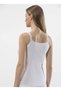 Women's Ribbed Knit Cotton Tank Top with Rope Straps - 2
