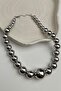 Small Big Ball Necklace (Ccb Size: 42+5 cm) - 4