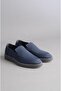 Select santoni anatomical sole men's shoe indigo