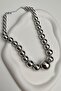 Small Big Ball Necklace (Ccb Size: 42+5 cm) - 2