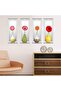 Vasen 4 adet 3D duvar sticker - 6