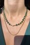 Heart Figured Crystal Bead Double Necklace Gift for Lover
