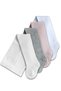 Cotton Pink White Gray Cream Pantyhose Set of 4 / Baby Girl Child