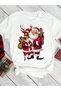 Deer Santa Claus New Year's Concept T-Shirt