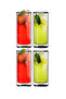 Long Glass Water, Latte, Soft Drink, Smoothie Glass Set 270 ml 2 Pieces 2325 - 4