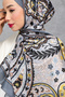 Silk Voile Shawl , Imported Fabric , High Quality & Italian Sewing - 5