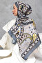 Silk Voile Shawl , Imported Fabric , High Quality & Italian Sewing - 4