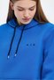 Women's Hooded Comfortable Kal Lu Bu Inner Fleece 3 Thread Air Embroidered Sweetshirt - 4