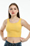 Süperlife Women's Crop Knitted Tank Top Spr21Y12 - 2