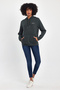 Superlife Women's Hooded Regular Fit Printed Thin Sweatshirt Spr21K61 - 8