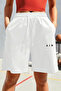 Women's Comfortable Fit Elastic Waist Pocketed Printed Shorts Spr24Srk52 - 2