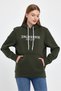 Women's Hooded Comfortable In-mold Fleece 3 thread California Printed SweatShirt spr24swk11 - 4