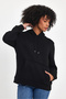 Women's Hooded Comfortable In-mold Fleece 3 thread SweatShirt spr24swk55 - 2