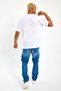 Men's Crew Neck Oversize Fit Brooklyn Printed T-Shirt Spr21y27 - 6