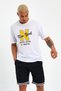 Men's Crew Neck Regular Fit N Printed T-Shirt Spr22ts113