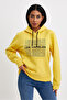 Women's Hooded Comfortable Fit Fleece Inside 3 Thread Los Angeles Printed Sweatshirt Spr24Swk10 - 3