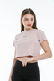 Women's Crew Neck Regular Fit Brookyn Printed T-Shirt Spr21y14 - 2
