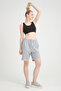 Women's Regular Fit Double Leg Shorts Spr24Srk51 - 5