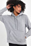 Women's Hooded Comfortable In-mold Fleece 3 thread SweatShirt spr24swk55 - 4