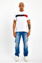 Superlife Men's Crew Neck Regular Fit Garnished T-Shirt Spr23Ts301 - 3