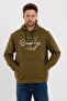 Süperlife Men's Oversize Fit Brooklyn Print Hooded Sweatshirt Spr23Sw361 - 3