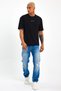 Men's Crew Neck Oversize Fit Brooklyn Printed T-Shirt Spr21y27