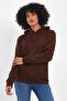 Women's Hooded Comfortable In-mold Fleece 3 thread SweatShirt spr24swk55 - 5