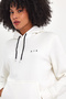 Women's Hooded Comfortable Fit Fleece Lined 3-Thread Air Embroidered Sweatshirt Spr24Swk07 - 5