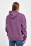 Women's Hooded Comfortable In-mold Fleece 3 Thread Willamsburg Brooklyn Printed Sweatshirt Spr24swk04 - 6
