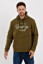 Süperlife Men's Oversize Fit Brooklyn Print Hooded Sweatshirt Spr23Sw361 - 2