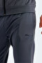 Kloten in Men's Zippered Stand Collar Pocketed Gray Tracksuit Set - 5