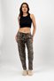 Leopard Women's Fleece Pajama Bottoms Winter Elastic Waist Single Bottom - 3