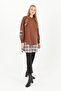 Women's Hemline Shirt Transition Tunic - 10572Tun - Brown