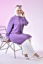 Women's Large Size Hijab Tunic Buttoned Ayrobin Fabric - 6