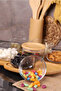 Duo - 7-Piece Rotating Tray, Bamboo Silicone Lid, Airtight Glass Breakfast Container 300 ml - 3