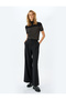 High Waist Palazzo Trousers with Pockets