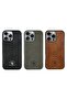 Sbprc iPhone 16 Pro Max Compatible Case Pu Leather Crocodile Design Business Knight Cover - 2