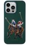 Sbprc Iphone 13 Pro Max Compatible Case 3D Pu Leather Inside Suede Jockey Cover