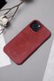 Sbprc iPhone 15 Pro Compatible Case Genuine Leather Magsafe Elton Genuine Hard Cover - 2