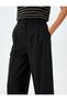 High Waist Palazzo Trousers with Pockets - 5